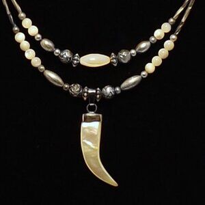 Native American Double Strand 19" Necklace